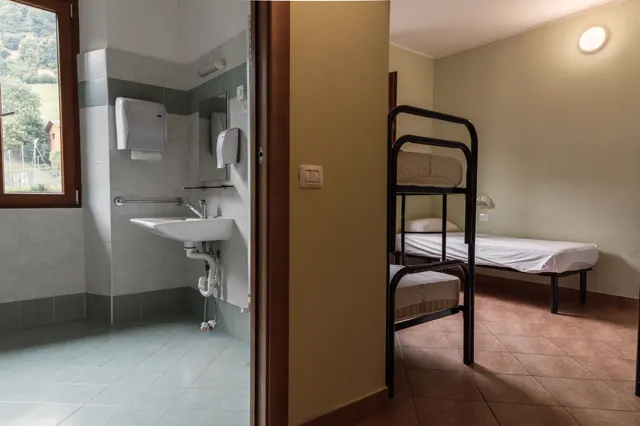 Camera accessibile con bagno